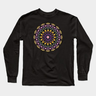 Floral mandala Long Sleeve T-Shirt